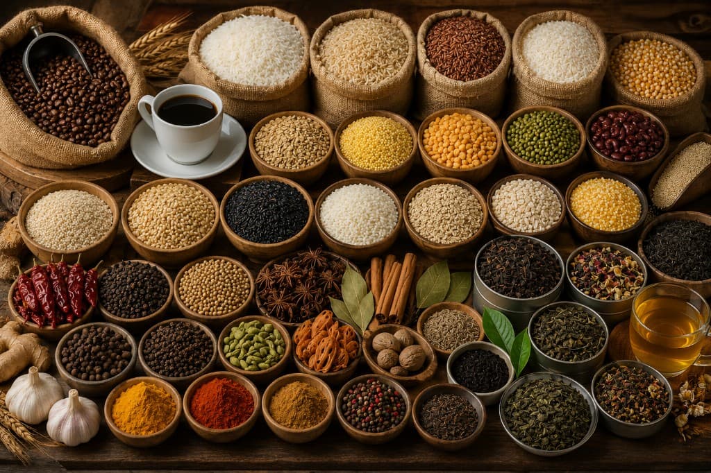 Grains and spices inventory