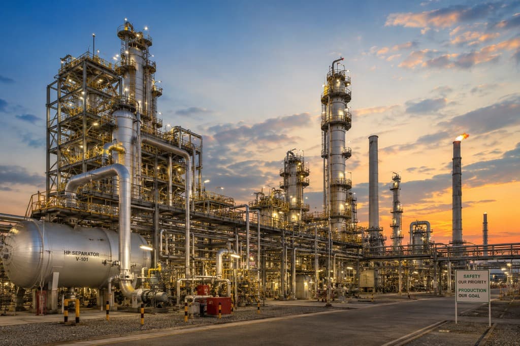 Oil and gas refinery infrastructure